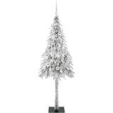 vidaXL Božićno drvce s 300 LED svjetlima Bijelo 180 cm PE i čelik | shoptok.hr