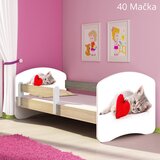  Dječji krevet ACMA s motivom, bočna sonoma 180x80 cm 40 Mačka | shoptok.hr