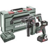 Metabo bs 18 lt bl + bh 18 ltx bl 16 685182000 akumulatorsko vrtalno kladivo\, akumulatorski vrtalni vijačnik 18 v 2.0 ah\, 4.0 ah li-ion vklj. 2 akumulatorja\, vklj. kovček\, vklj. polnil, (21522812) u