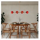 Opviq Luster Benek-15-14481, 103x40x74cm, IP20, Zlatno-crvene boje | Eponuda.ba