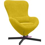  Jajolika fotelja Žuta 63 x 73 x 90 cm Baršun | shoptok.hr