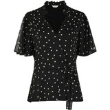 Naf Naf Bluza 'Poppy' črna / bela | Shoptok.si