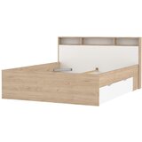 Tvilum Bračni krevet u dekoru hrasta s prostorom za odlaganje bez podnice 160x200 cm u prirodnoj boji Ikast – | shoptok.hr
