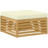  Set vanjskih sofa 6 kom. Bijela i krem Poliester | shoptok.hr