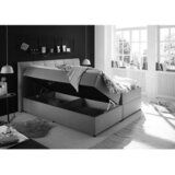 MID.YOU POSTELJA BOXSPRING 180 cm x 200 cm , tekstil antracit | Shoptok.si