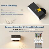 ALINANA 2x brezžična LED stenska svetilka z daljincem | Shoptok.si