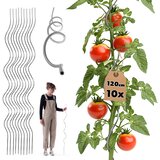 KADAX Spiralna palica za paradižnik, fižol, kumare, podpora za rastline 120 cm 10 kosov, (5000362669) Cene