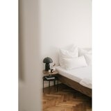 noo.ma Zakonska postelja iz iverne plošče v orehovem dekorju brez vzglavja z letvenim dnom 140x200 cm v temni naravni barvi Streiko – | Shoptok.si