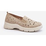 Kesi Beige women's openwork shoes Emilei | shoptok.hr
