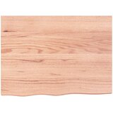 Stolna ploča svjetlosmeđa 80x60x(2-6) cm tretirana hrastovina | Eponuda.ba