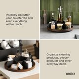 Umbra Crni drveni kupaonski organizator za kozmetiku/okretni Bellwood – | shoptok.hr