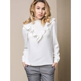 Premium Lola blouse with frills at the front white | Eponuda.ba