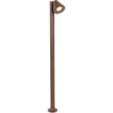 QAZQA Moderen zunanji steber rjasto rjav 100 cm IP44 nastavljiv - Ciara Cene