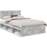  Konstrukcija postelje z vzglavjem Betonsko siva 135 x 190 cm, (5000102975) | Shoptok.si
