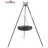 COOKKING žar s posodo wok iz črnega jekla na trinožnem podstavku | Shoptok.si