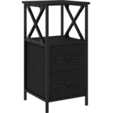  Noćni ormar s ladicama 2 pcs Crni hrast 34 x 35,5 x 70 cm | Eponuda.com