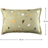 Wigiwama Zeleni dječji jastuk za sjedenje od bouclé tkanine/od šenila Terrazzo Bolster – | shoptok.hr