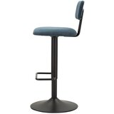 Mauro Ferretti Modrozelen/črn barski stol z nastavljivo višino (višina sedeža 61 cm) Tina – | Shoptok.si