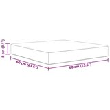  Zunanja blazina za kavč Listnati dizajn 60 x 60 x 8 cm, (5000202355) | Shoptok.si