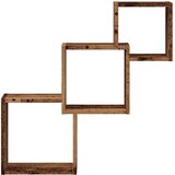 Kockaste zidne police boja drva 68x15x68 cm konstruirano drvo | shoptok.hr