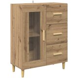  Highboard Umjetnički hrast 69,5 x 34 x 180 cm Konstruirano drvo | shoptok.hr