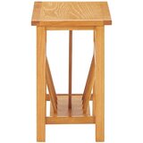  Mizica za revije 45x27x42 cm trdna hrastovina, (20818686) | Shoptok.si