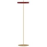 UMAGE Crvena LED stojeća svjetiljka s mogućnosti zatamnjivanja s metalnim sjenilom (visina 151 cm) Asteria Floor – Cijene