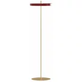 UMAGE Crvena LED stojeća svjetiljka s mogućnosti zatamnjivanja s metalnim sjenilom (visina 151 cm) Asteria Floor –