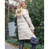 Resti Ladies' beige long winter jacket with synthetic insulation - Clothing | Eponuda.ba