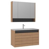 Hanah home Kupatilski ormarić sa umivaonikom i ogledalom (2 komada) Ricato 100 277 | Eponuda.com