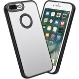 Cadorabo Case, združljiv z Apple v prozorni - črni - zaščitni pokrov, narejen iz fleksibilnega silikona TPU s kromiranjem, (20603457) Cene