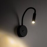  LED zidna lampa LAGOS sa USB portom, 1xG9/3W/5V, crna | Eponuda.com