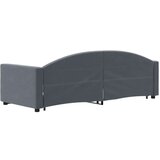  Izvlečna dnevna postelja temno siva 80x200 cm žamet, (20936822) | Shoptok.si