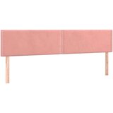  Box spring postelja z vzmetnico roza 200x200 cm žamet | Shoptok.si