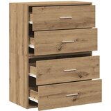 vidaXL Omarice z 2 predaloma 2 kosa artisan hrast 60x31x40 cm inž. les | Shoptok.si