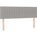  Krevet s oprugama i madracem svjetlosivi 140x190 cm od tkanine | shoptok.hr