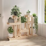  Stalak za biljke 104,5 x 25 x 77,5 cm od masivne borovine | shoptok.hr