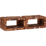 vidaXL Noćni ormarići Čvrsto drvo iz recikliranih materijala | shoptok.hr