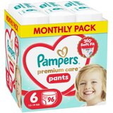 Pampers Premium Care Pants pelene gaćice veličina 6 Extra Large Mega Pack 96 kom (13–18 kg) Cijene