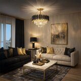 Brilagi plafonski luster eclipse 5xE14/10W/230V prečnik 38 cm crna/zlatna | Eponuda.com