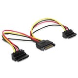  Kabl napojni interni, SATA to 2x SATA 90 stepeni CC-SATAM2F-02 15cm power cable, GEMBIRD | Eponuda.ba