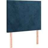 Box spring krevet s madracem tamnoplavi 120 x 200 cm baršunasti | shoptok.hr
