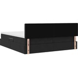  Postelja s shranjevanjem z vzmetnico Črna 90 x 200 cm, (5000100723) | Shoptok.si
