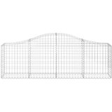  Lučne gabionske košare 2 kom 200x30x60/80 cm pocinčano željezo | shoptok.hr