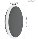 Eglo Mongodio spoljna zidna lampa/1, led, 11,5w, 1450lm, ip44, pocinčani čelik/plastika/antracit (98712) | Eponuda.com