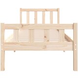  Posteljni okvir trden les 75x190 cm, (20904830) | Shoptok.si
