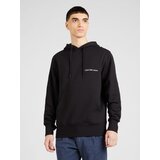 Calvin Klein Jeans Sweater majica crna / bijela | shoptok.hr