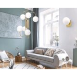 Toolight Zidna svjetiljka Zidna svjetiljka Staklena kugla zlatna APP1009-1W | shoptok.hr