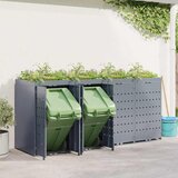  Skladištenje kanti za 4 kante Svijetlo siva Čelik s prahom | shoptok.hr