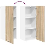 vidaXL Viseča omarica s polico Riga Sonoma hrast 40 x 31 x 100 cm | Shoptok.si